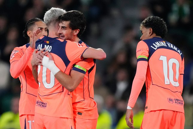 Skuad Barcelona menjalani sesi latihan resmi sebelum menghadapi Albacete di Copa del Rey