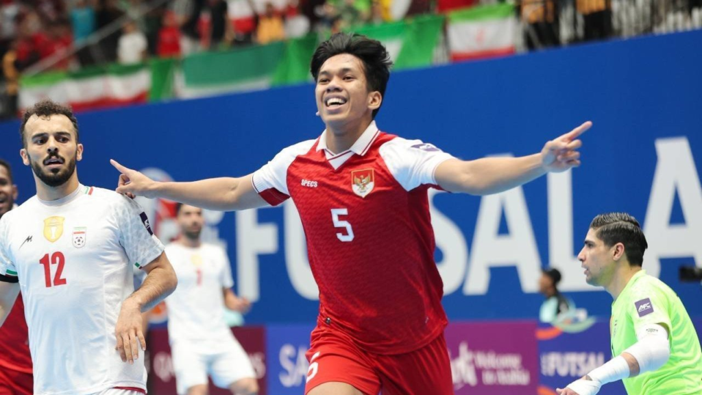 Skuad Timnas Futsal Indonesia berfoto bersama usai meraih runner-up Piala Asia 2026